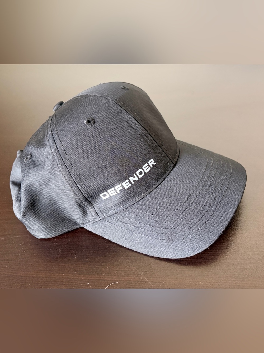 Defender Black Baseball Cap - Fender Logo